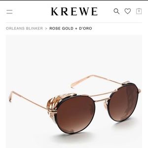 KREWE ORLEANS BLINKER | ROSE GOLD + D'ORO